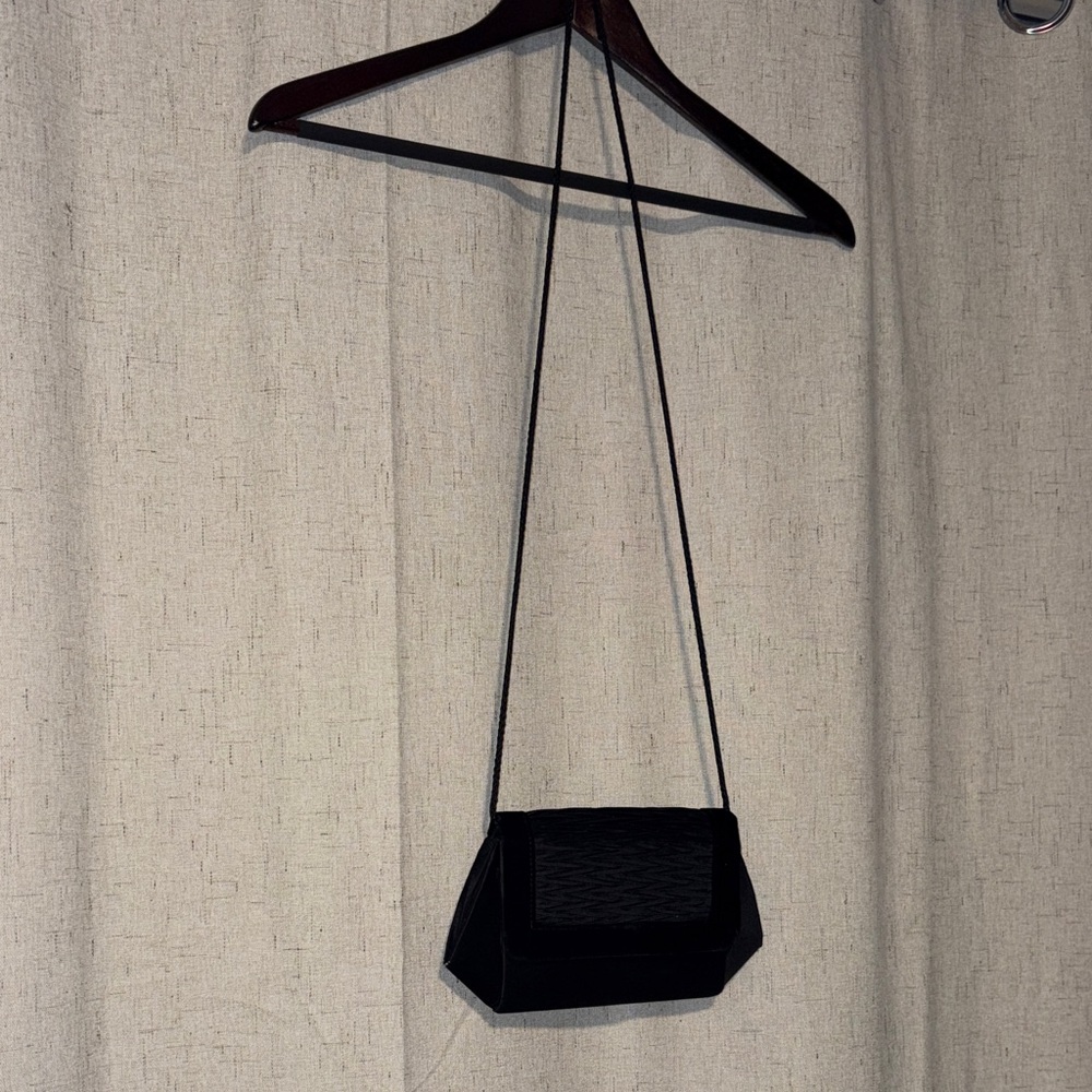 Black Women's Crossbody Bag - Elegant Evening Purse
